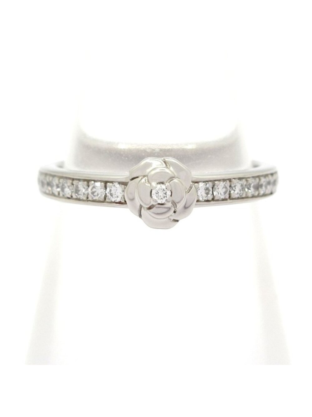 Chanel Ring 48 Camellia Diamond